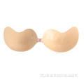 reggiseno in mango senza spalline in silicone appiccicoso